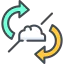Cloud computing Ikona 64x64