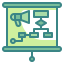 Flow chart icon 64x64