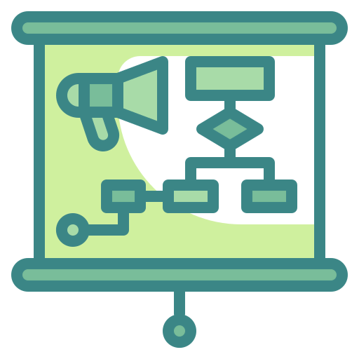 Flow chart icon