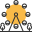 Ferris wheel icon 64x64
