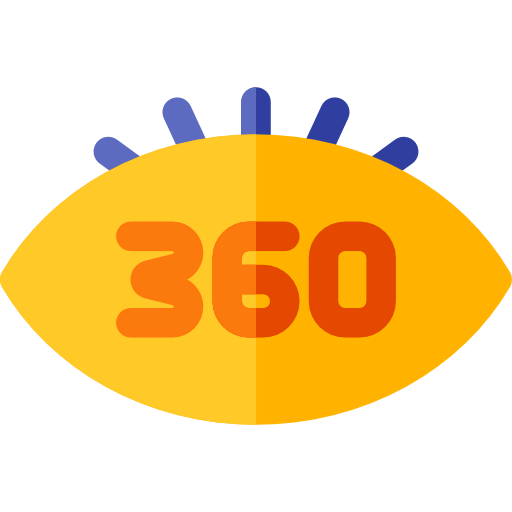 360 degrees icon