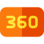 360 degrees アイコン 64x64