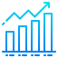 Bar graph icon 64x64