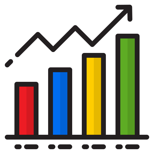 Bar graph icon