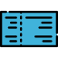 Plane ticket icon 64x64