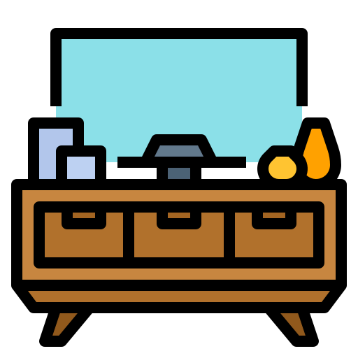 Tv table icon