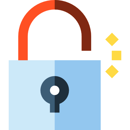 Open padlock icon