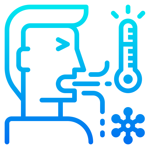 High temperature icon