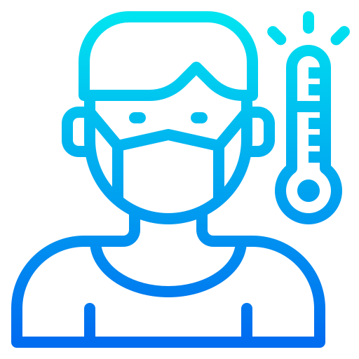 High temperature icon