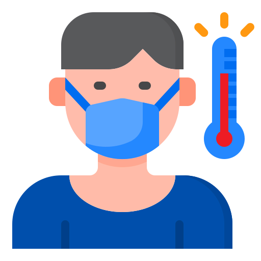 High temperature icon