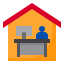 Stay at home icon 64x64