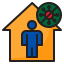 Stay at home icon 64x64