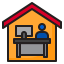 Stay at home icon 64x64