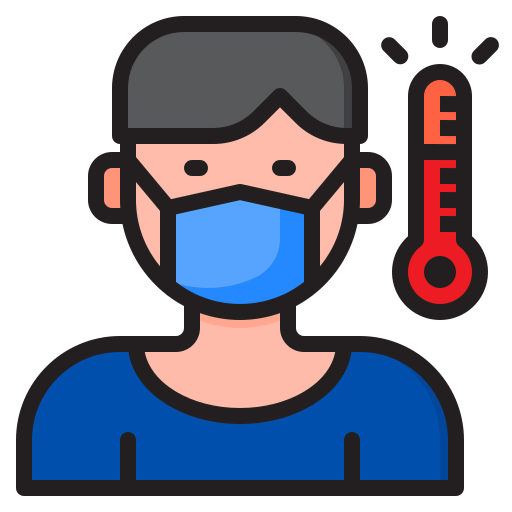 High temperature icon
