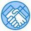 No handshake ícono 64x64