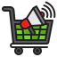 Shopping cart icon 64x64