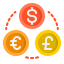 Money exchange icon 64x64
