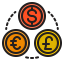 Money exchange icon 64x64