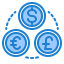 Money exchange icon 64x64