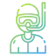 Scuba diver icon 64x64