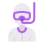Scuba diver icon 64x64