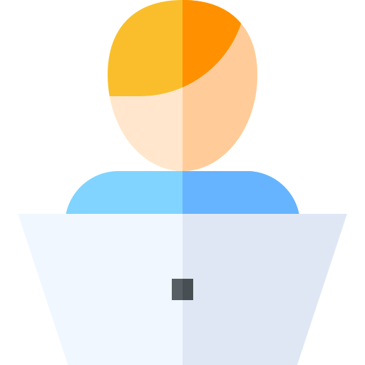 Teleworking icon