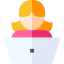 Teleworking アイコン 64x64