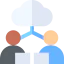 Cloud computing icon 64x64