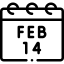 February 14 icon 64x64
