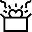 Открытая коробка иконка 64x64