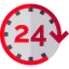 24 hours icon 64x64