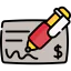 Cheque icon 64x64