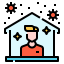 Stay at home icon 64x64