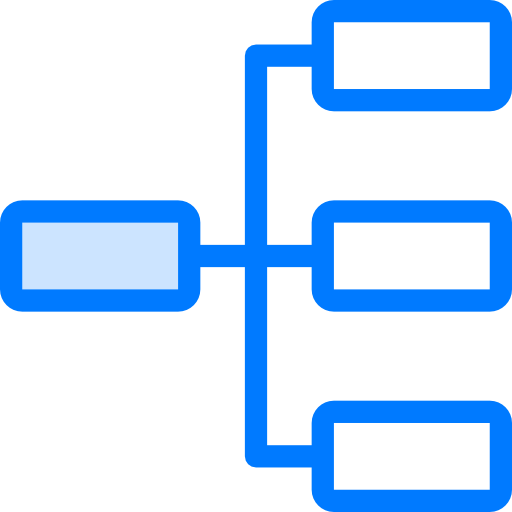 Hierarchical structure icon