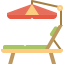 Beach chair ícono 64x64