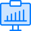 Bar chart icon 64x64