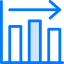 Bar chart icon 64x64