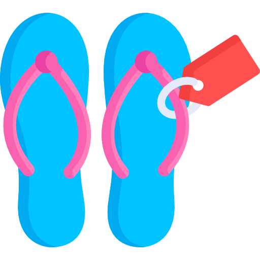 Flip flops icon
