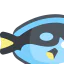 Surgeon fish icon 64x64