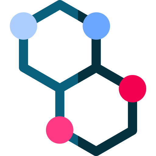 Molecular structure icon