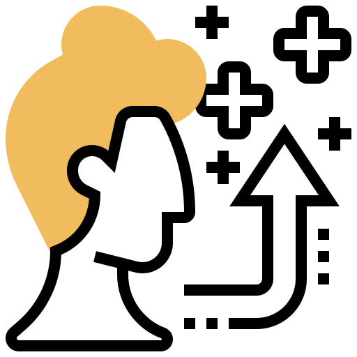 Positive thinking icon