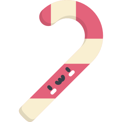Candy cane icon