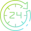 24 hours icon 64x64