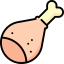 Chicken leg icon 64x64