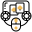Online casino icon 64x64