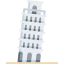 Pisa tower icon 64x64
