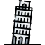 Pisa tower icon 64x64