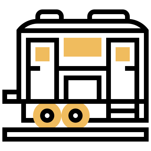 Freight wagon icon