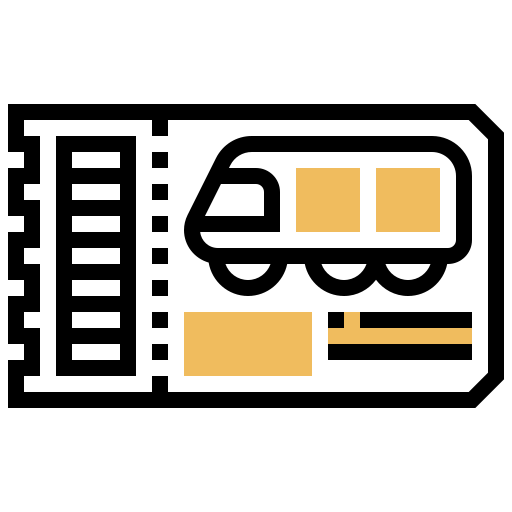 Train ticket icon