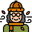 Old woman icon 64x64
